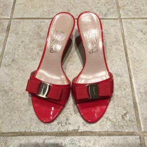 Salvatore Ferragamo Women Turquoise Sandals Size 7